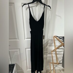rolla coster black dress Asymmetrical Plus Size Sequin V-neck Evening Dresses
